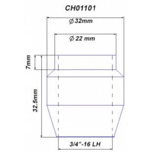 4x4 Proyect Design 4PD1101 Boccola Filettata