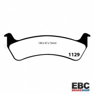 EBCDP1129 Pastiglie freno posteriore