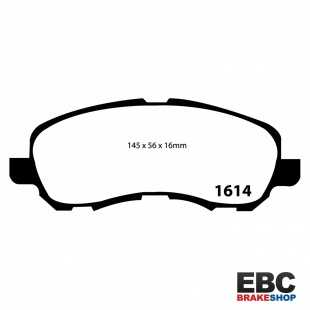 EBCDP1614 Pastiglie freno anteriore