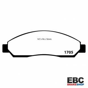 EBCDP1705 Pastiglie freno anteriore