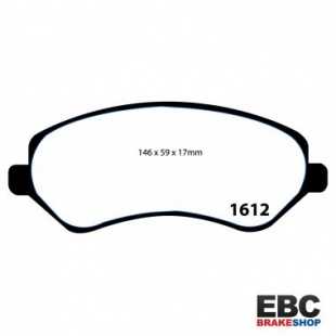 EBCDP61612 Pastilhas de freio 