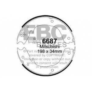 EBC Z6687 Pastiglie freno mano